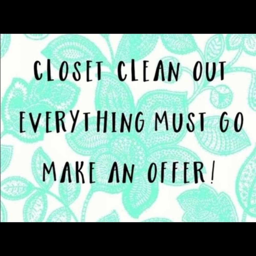 CLOSET CLEANOUT